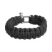 Bransoletka BCB paracord czarna (210-006)